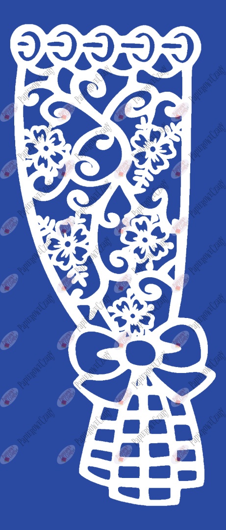 Zasłonka wiosenna 1 Dekoracje z papieru