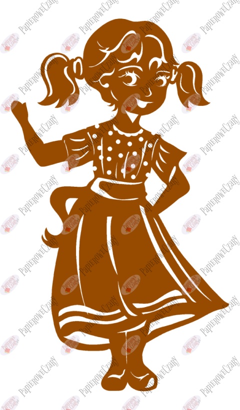 Dziewczynka 10A Dekoracje z papieru