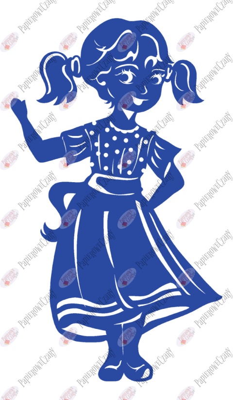 Dziewczynka 10A Dekoracje z papieru