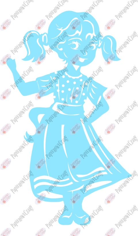 Dziewczynka 10A Dekoracje z papieru