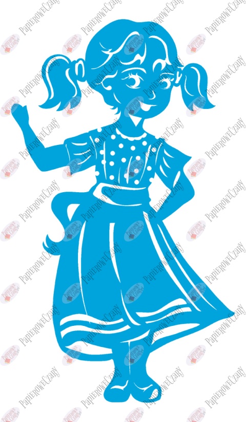 Dziewczynka 10A Dekoracje z papieru