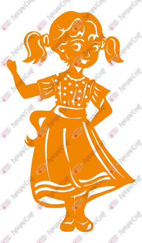 Dziewczynka 10A Dekoracje z papieru