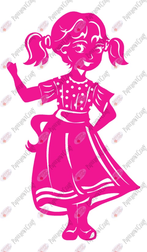 Dziewczynka 10A Dekoracje z papieru