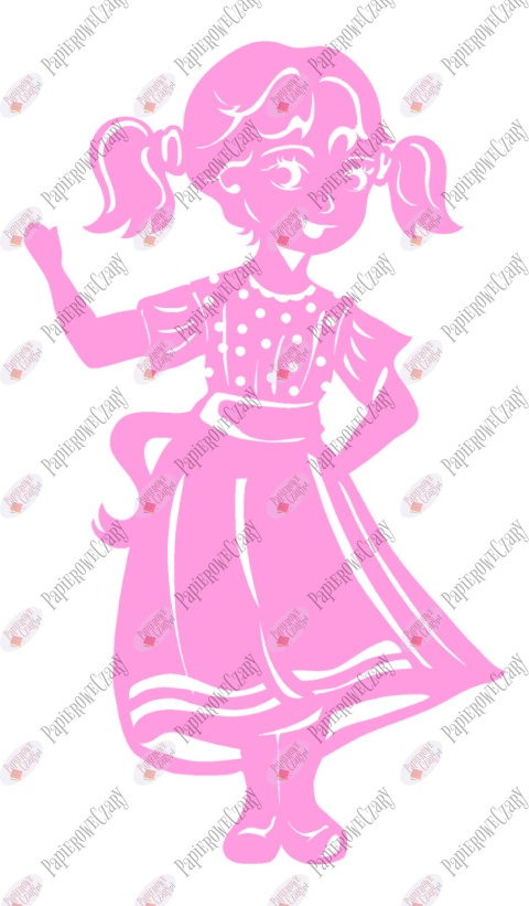 Dziewczynka 10A Dekoracje z papieru