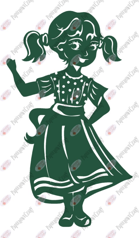 Dziewczynka 10A Dekoracje z papieru