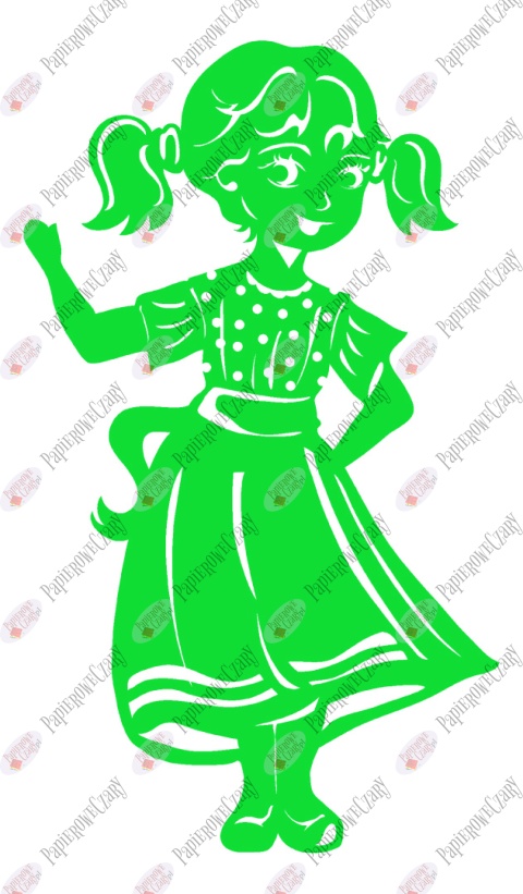 Dziewczynka 10A Dekoracje z papieru