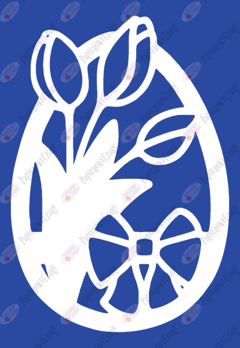 Jajko 2 Pisanka Dekoracje z papieru