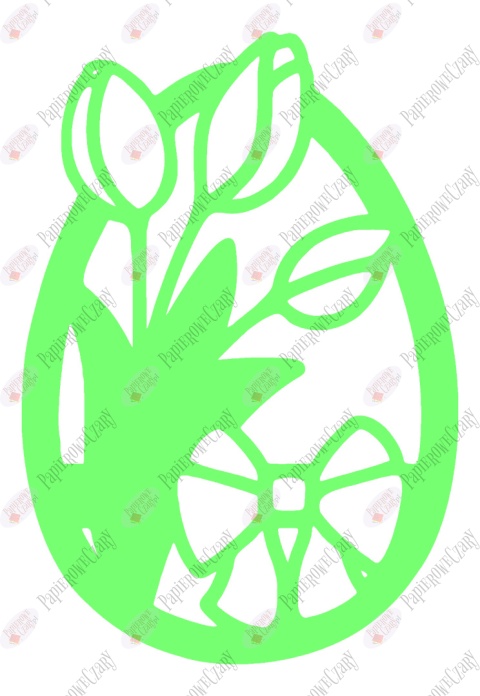 Jajko 2 Pisanka Dekoracje z papieru