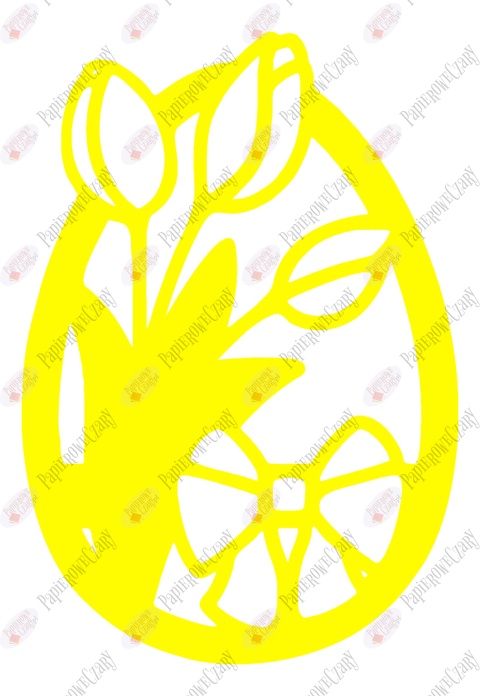 Jajko 2 Pisanka Dekoracje z papieru