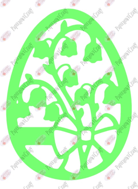 Jajko 4 Pisanka Dekoracje z papieru