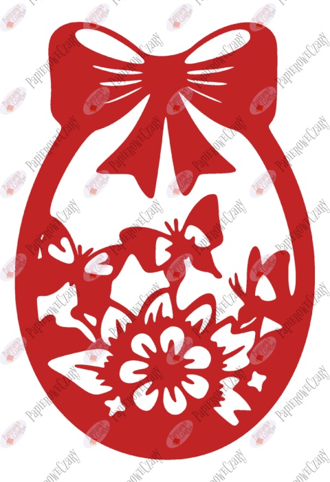 Jajko 11 Pisanka Dekoracje z papieru