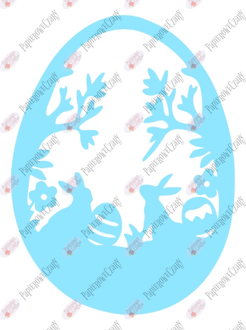 Jajko 12 Pisanka Dekoracje z papieru