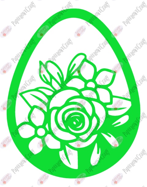 Jajko 16 Pisanka Dekoracje z papieru