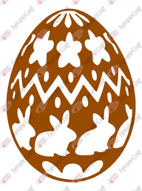 Jajko 6 Pisanka Dekoracje z papieru