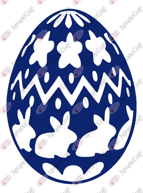 Jajko 6 Pisanka Dekoracje z papieru