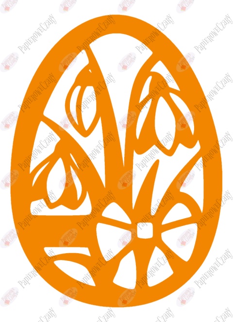 Jajko 1 Pisanka Dekoracje z papieru