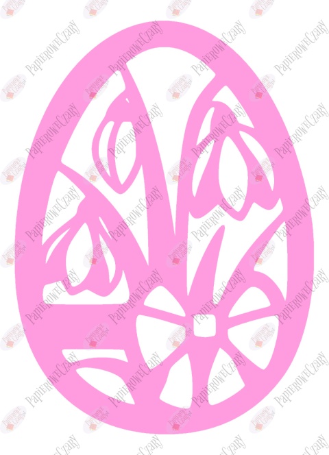 Jajko 1 Pisanka Dekoracje z papieru