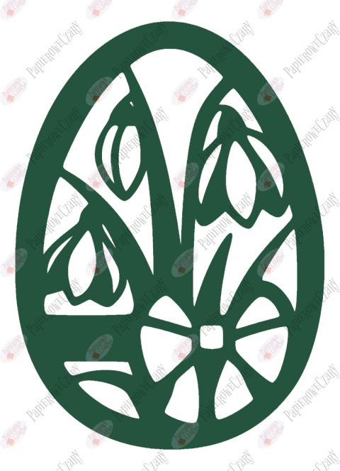 Jajko 1 Pisanka Dekoracje z papieru