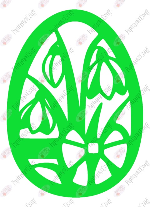 Jajko 1 Pisanka Dekoracje z papieru