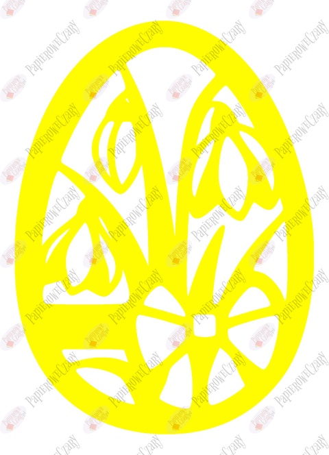 Jajko 1 Pisanka Dekoracje z papieru