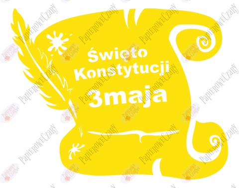 Zwój 3 Maja 1 Dekoracje z papieru