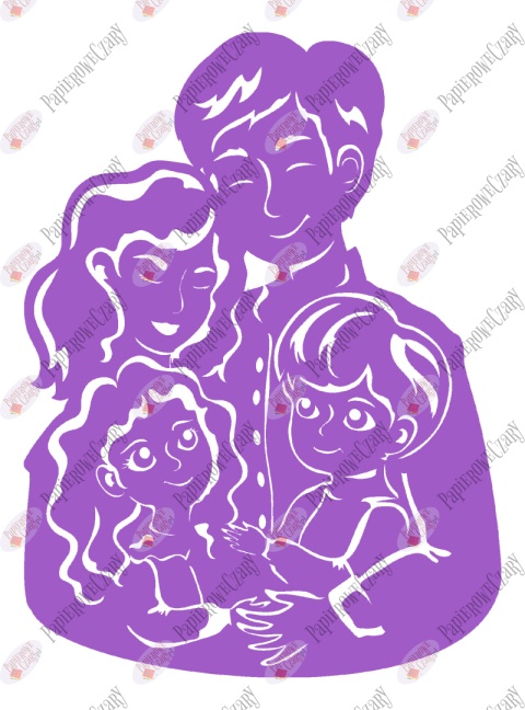 Rodzina 2 Dekoracje z papieru