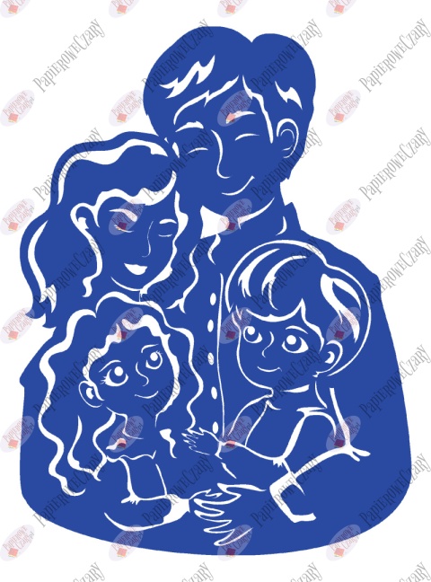 Rodzina 2 Dekoracje z papieru