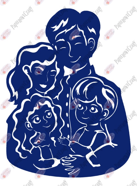 Rodzina 2 Dekoracje z papieru