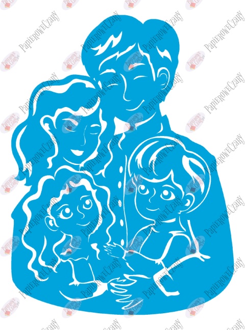 Rodzina 2 Dekoracje z papieru