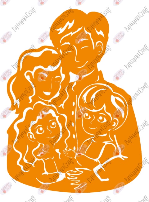 Rodzina 2 Dekoracje z papieru