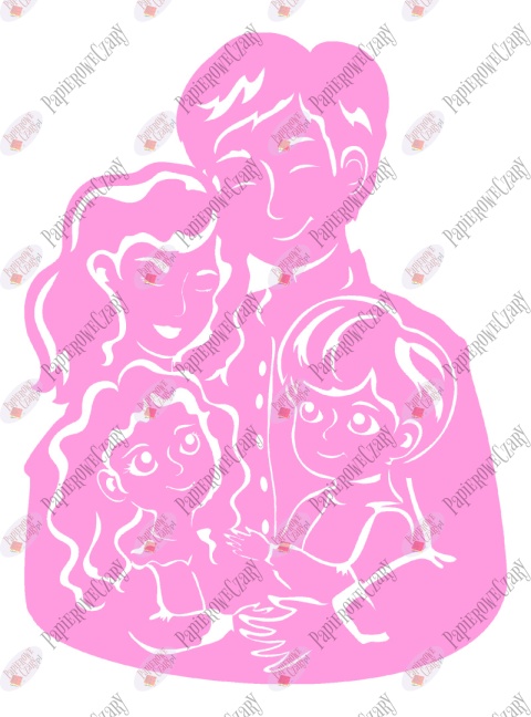 Rodzina 2 Dekoracje z papieru