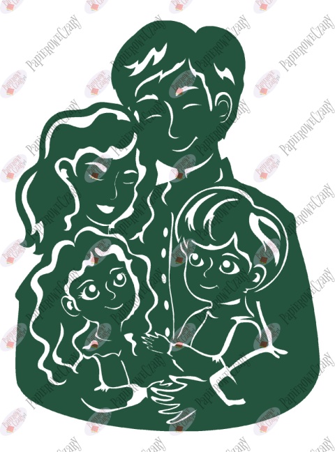 Rodzina 2 Dekoracje z papieru