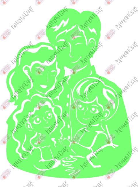 Rodzina 2 Dekoracje z papieru