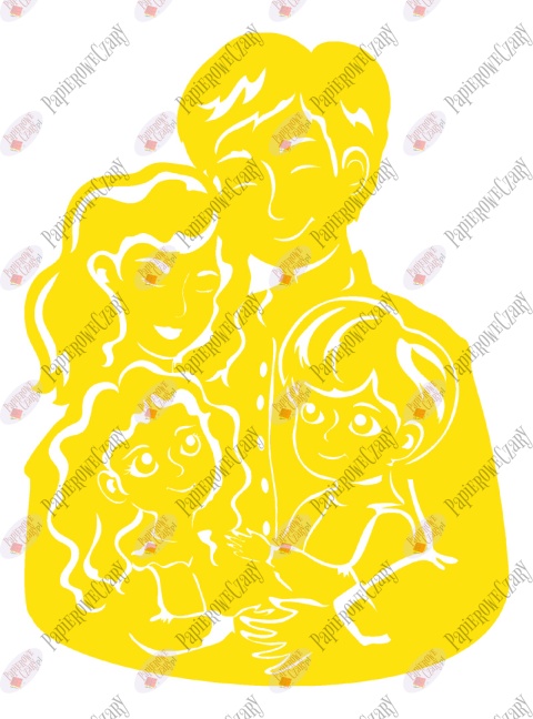 Rodzina 2 Dekoracje z papieru