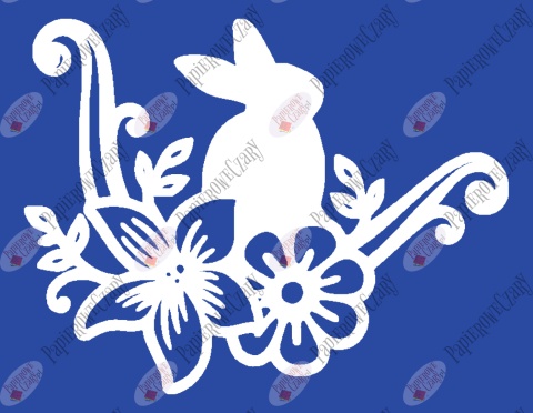 Zając 4 Dekoracje z papieru