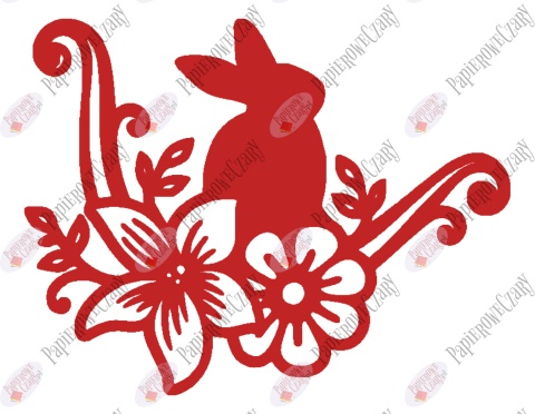 Zając 4 Dekoracje z papieru