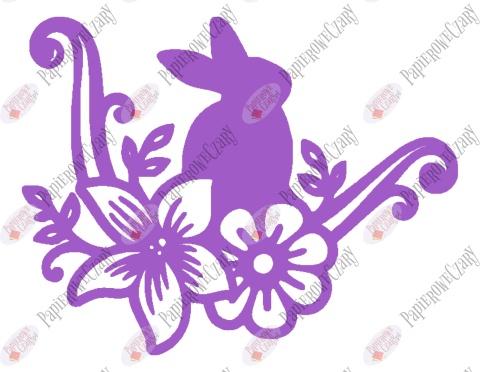 Zając 4 Dekoracje z papieru