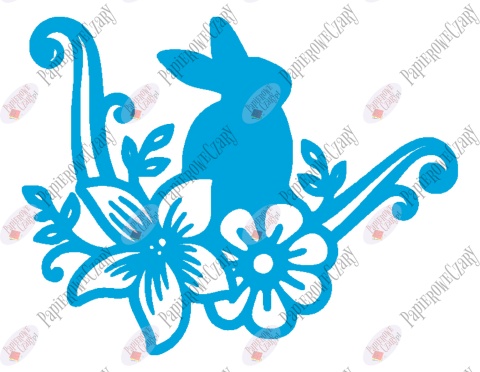 Zając 4 Dekoracje z papieru