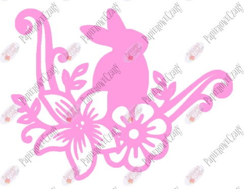 Zając 4 Dekoracje z papieru