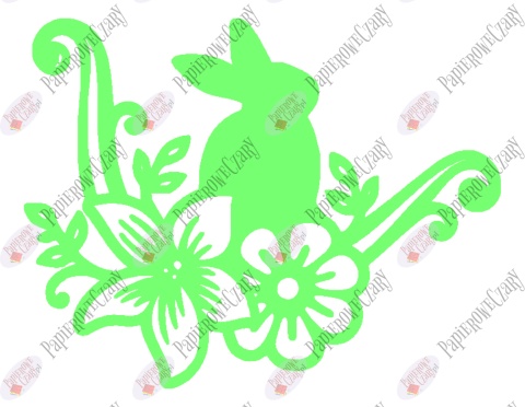 Zając 4 Dekoracje z papieru