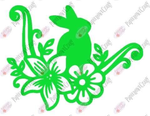 Zając 4 Dekoracje z papieru