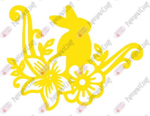 Zając 4 Dekoracje z papieru