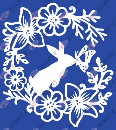 Zając 5 Dekoracje z papieru