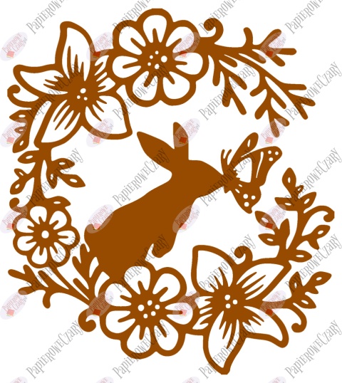 Zając 5 Dekoracje z papieru