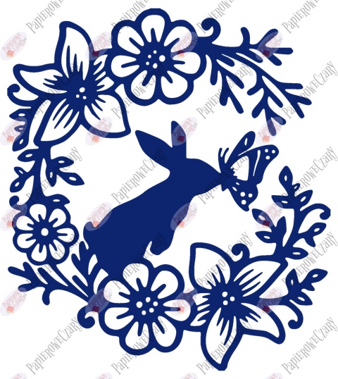 Zając 5 Dekoracje z papieru