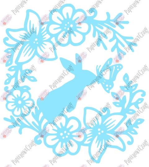 Zając 5 Dekoracje z papieru