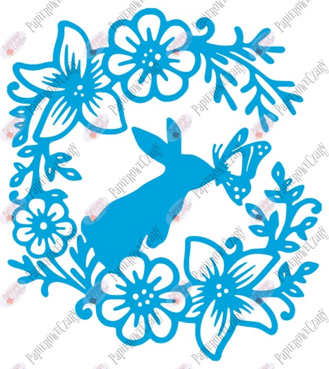 Zając 5 Dekoracje z papieru