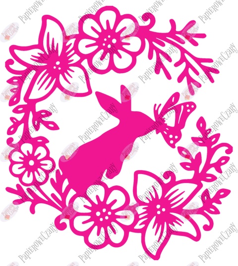 Zając 5 Dekoracje z papieru