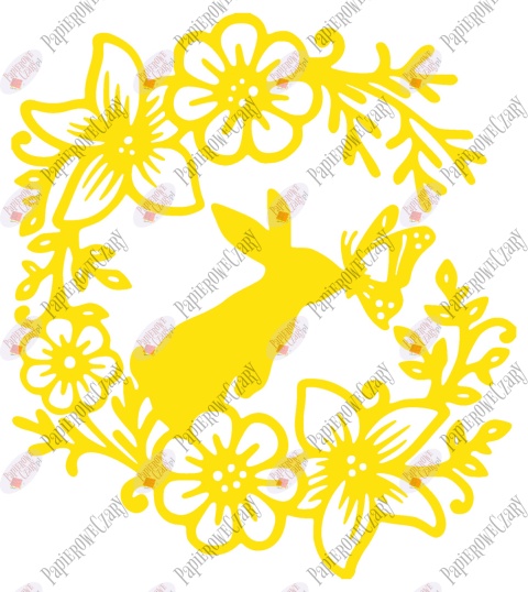 Zając 5 Dekoracje z papieru