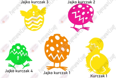 Zestaw 19 Dekoracje z papieru